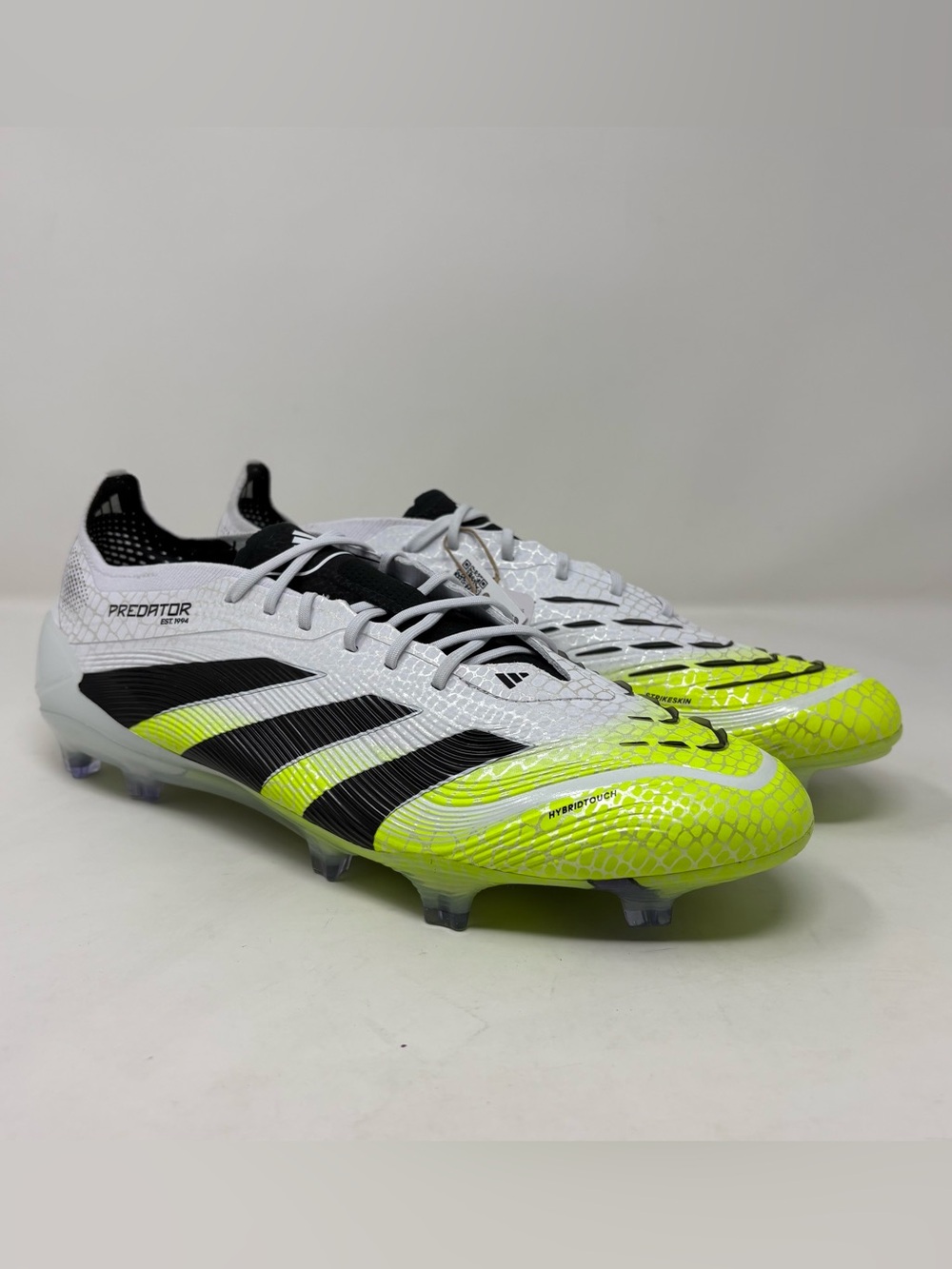 New Adidas Predator Elite FG Cloud Lucid Lemon Soccer Cleats JI1082 M Size 10